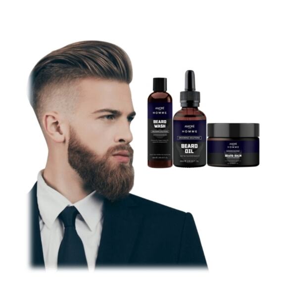 Ultimate Beard Care and Grooming Kit 3-Piece - Picture 2 of 3